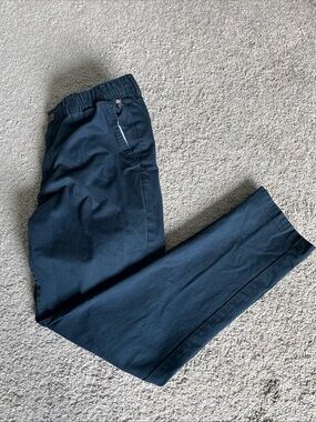 Men’s Chubbies Blue Drawstring Zip Button Pants Size S